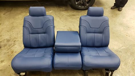 convert cloth seats to leather